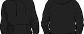 Black Hoodie Sweatshirt Template