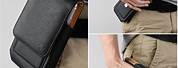 Black Leather Cell Phone Holster