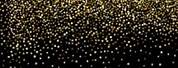 Black and Gold Glitter Background