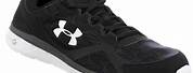 Black and White Under Armour Shoes