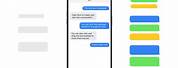 Blank Text Message Box Template