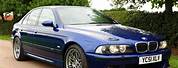 Blue BMW E39 Mpack