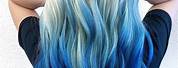Blue Ombre Hair for Grey