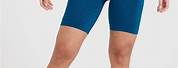 Blue Seamless Cycling Shorts