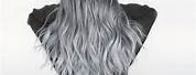 Blue and Gray Ombre Hair