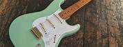 Bluish-Green Stratocaster Electric Guitar