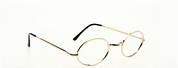 British Saddle Oval Eyeglasses