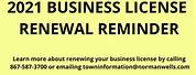 Business License Renewal Reminder Letter