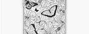 Butterfly iPhone Case Coloring Pages