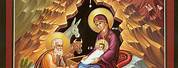 Byzantine Icon of Jesus the Light Nativity
