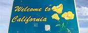 California Welcome Sign