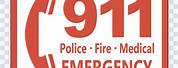 Call 911 Logo Clip Art