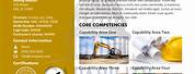 Capability Statement Construction Company