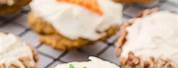 Carrot Cake Cookies with Cream Cheese Frosting