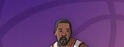 Cartoon NBA KD Suns