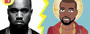 Cartoon of Kanye West and Trevian Kutti