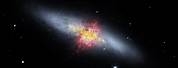 Cigar Galaxy with Electromagnetic Spectrum