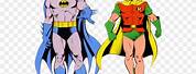 Classic Batman and Robin Clip Art