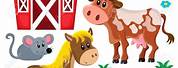Clip Art Farm Animals Preschool