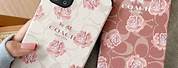 Coach iPhone Case Pink Flowers