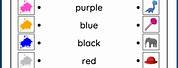 Color Objects Worksheet