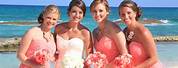 Coral Bridesmaid Dresses Beach Wedding