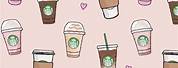 Cute Preppy Starbucks Wallpaper