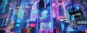 Cyberpunk Neon City Wallpaper 4K