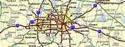 Dallas Fort Worth Area Map