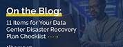 Data Center Disaster Recovery Checklist