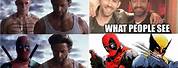 Deadpool and Wolverine Meme About Vegetables