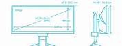 Dimensions of 32 Inch Monitor