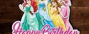 Disney Princess Birthday Cake Toppers