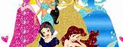 Disney Princess Glitter Clip Art