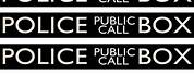 Doctor Who SVG Police Public Call Box