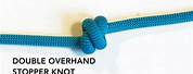 Double Overhand Stopper Knot