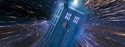 Dr Who with TARDIS Wallpaper