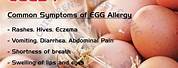 Egg Allergy Symptoms