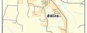 Elkins Arkansas State Map