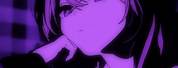 Emo Anime PFP Purple Aesthetic