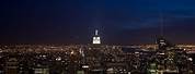 Empire State Building at Night Desktop Wallpaper 4K