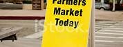 Farmers Market Signs Sandwich Board