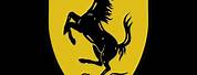 Ferrari Logo Black Background