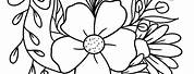 Floral Coloring Print Outs