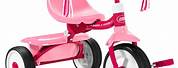 Fold Up Trike for Kids Pink