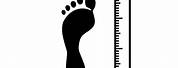 Foot Measurement Clip Art