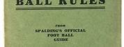 Football Old Rule Book