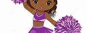 Free African American Cheerleader Clip Art