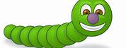 Free Green Worm Clip Art