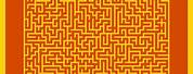 Free Printable Mazes Colored Background